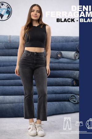 DENIM FERRAGAMO BLACK-BLACK