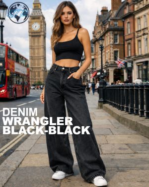 DENIM WRANGLER BLACK-BLACK