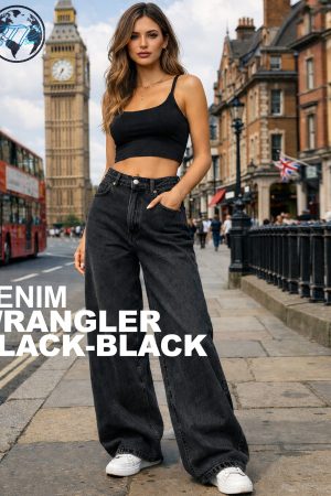 DENIM WRANGLER BLACK-BLACK